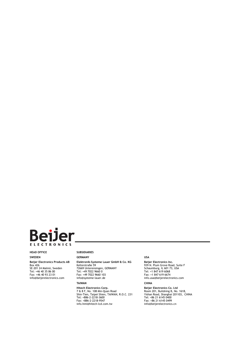 Beijer Electronics EXTER T70 EN User Manual | Page 26 / 26