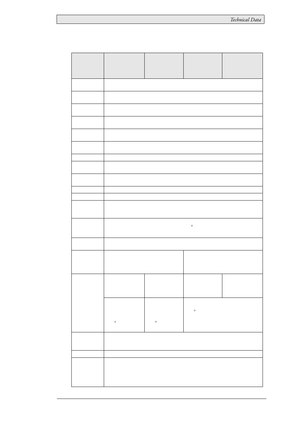 3 technical data, 3technical data | Beijer Electronics EXTER T60/T60c/T60m EN User Manual | Page 13 / 26