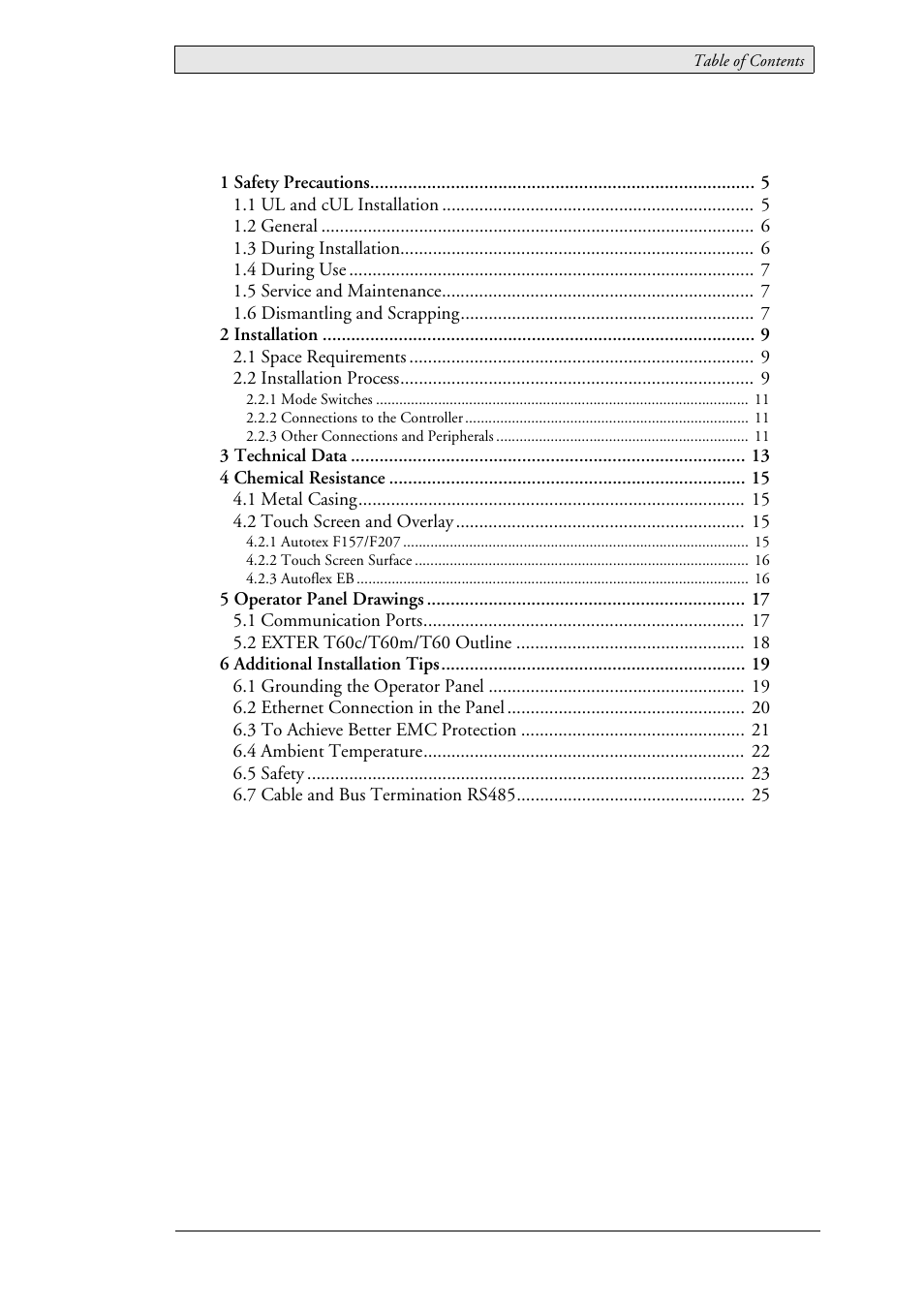 Beijer Electronics EXTER T60/T60c/T60m EN User Manual | Page 3 / 26