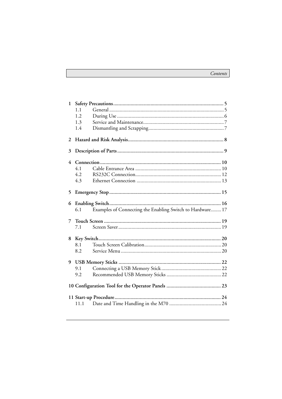 Beijer Electronics M70 EN User Manual | Page 3 / 37