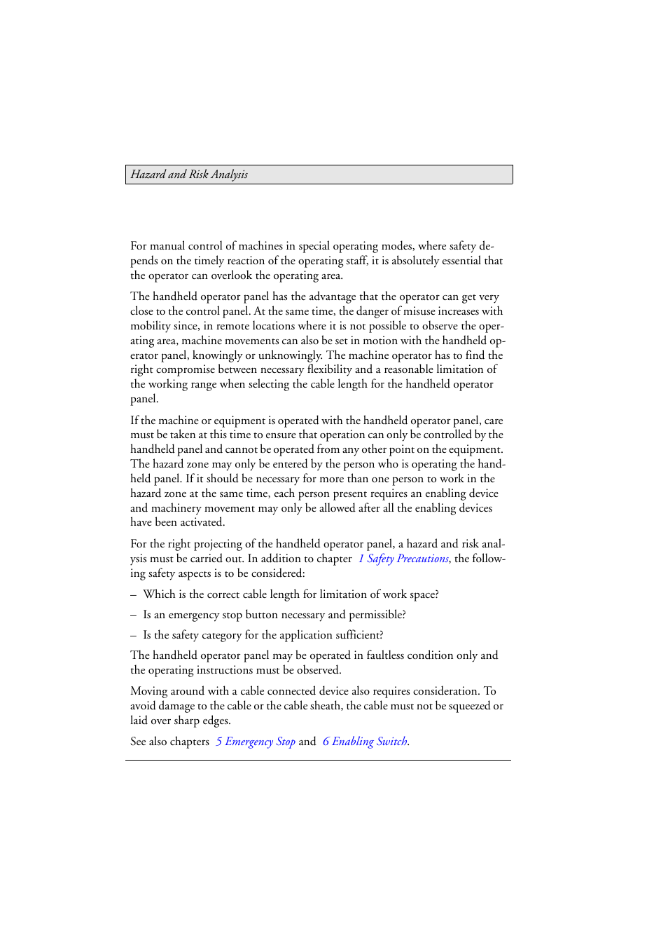 2 hazard and risk analysis, 2hazard and risk analysis | Beijer Electronics M70 EN User Manual | Page 8 / 37