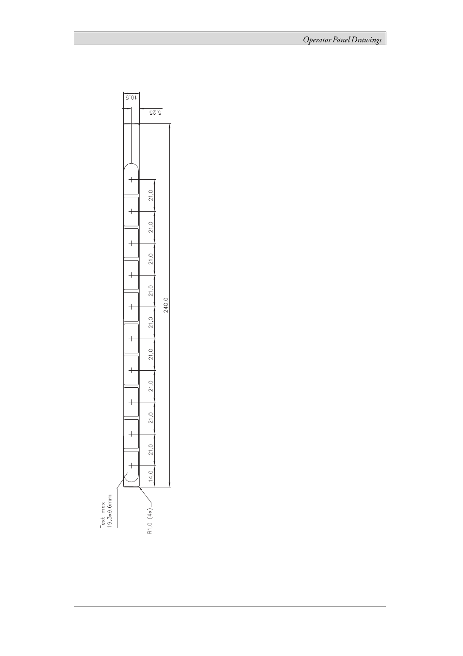 3 ix panel k100 text strip | Beijer Electronics iX Panel K100 EN User Manual | Page 16 / 24