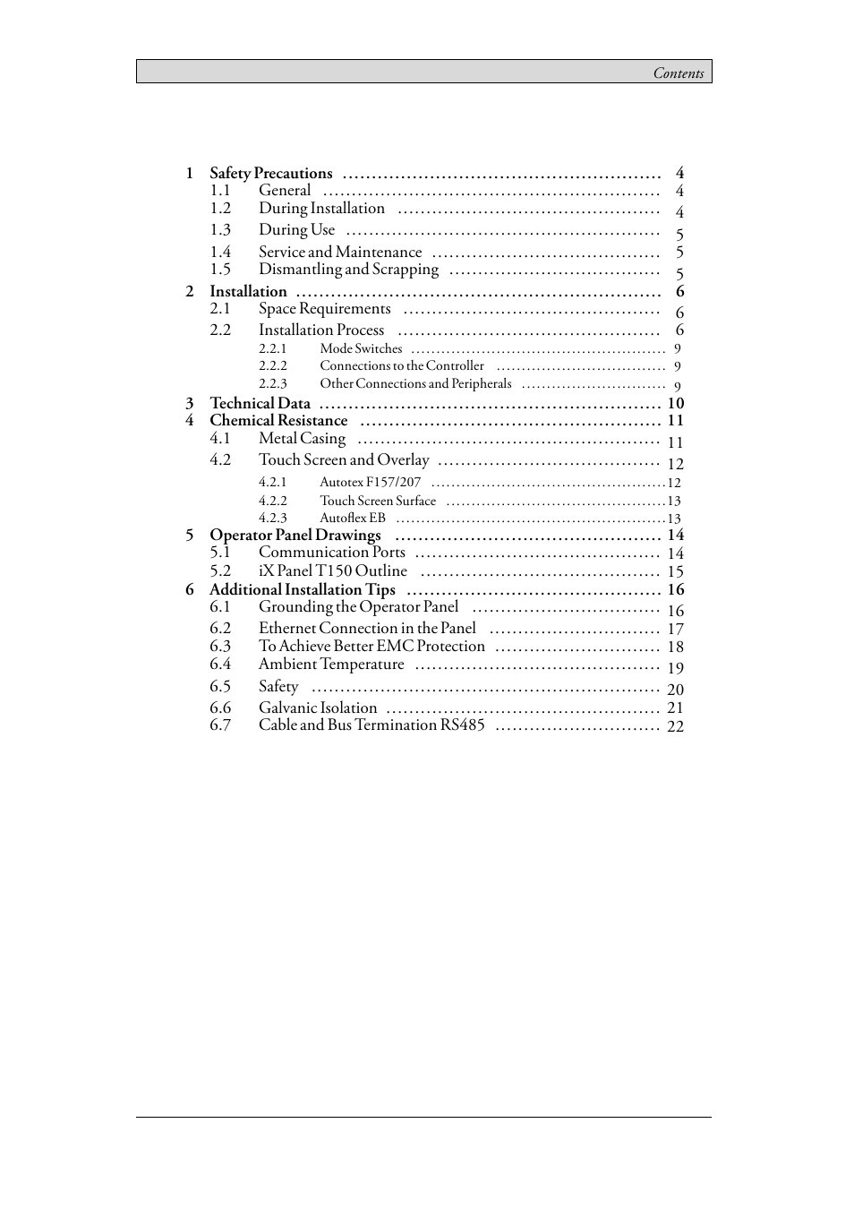 Beijer Electronics iX Panel T150 EN User Manual | Page 3 / 23
