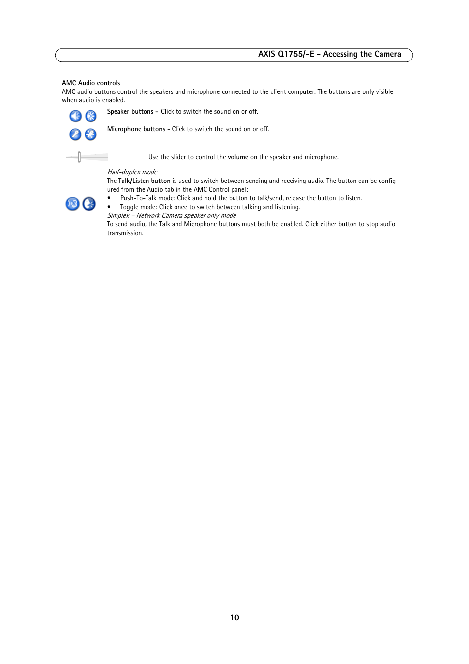 Axis Communications AXIS Q1755-E User Manual | Page 10 / 59