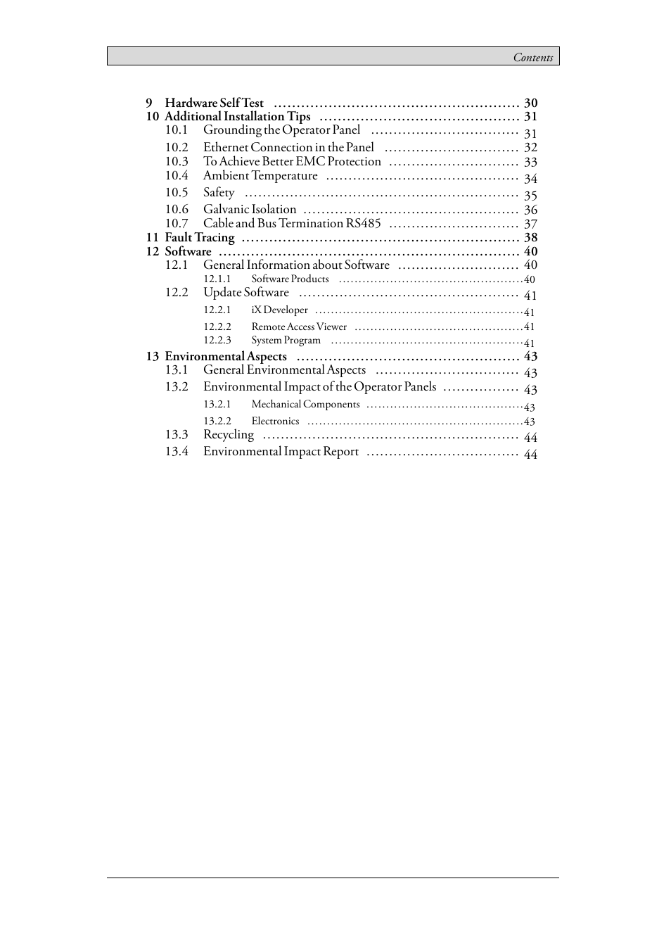 Beijer Electronics iX Panel T40 EN User Manual | Page 4 / 45