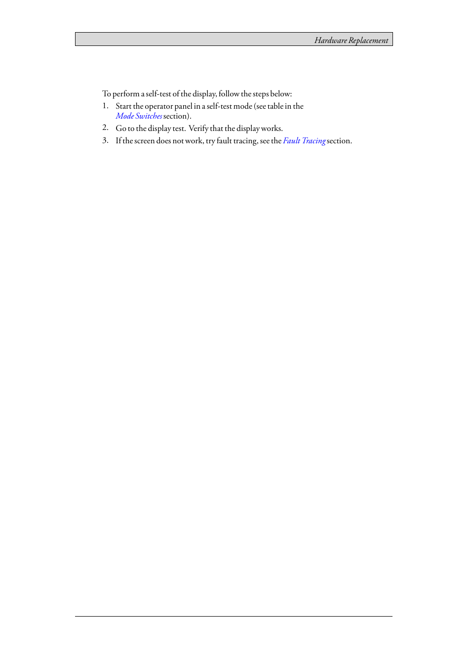1 self-test of the display | Beijer Electronics iX Panel K70 EN User Manual | Page 25 / 46