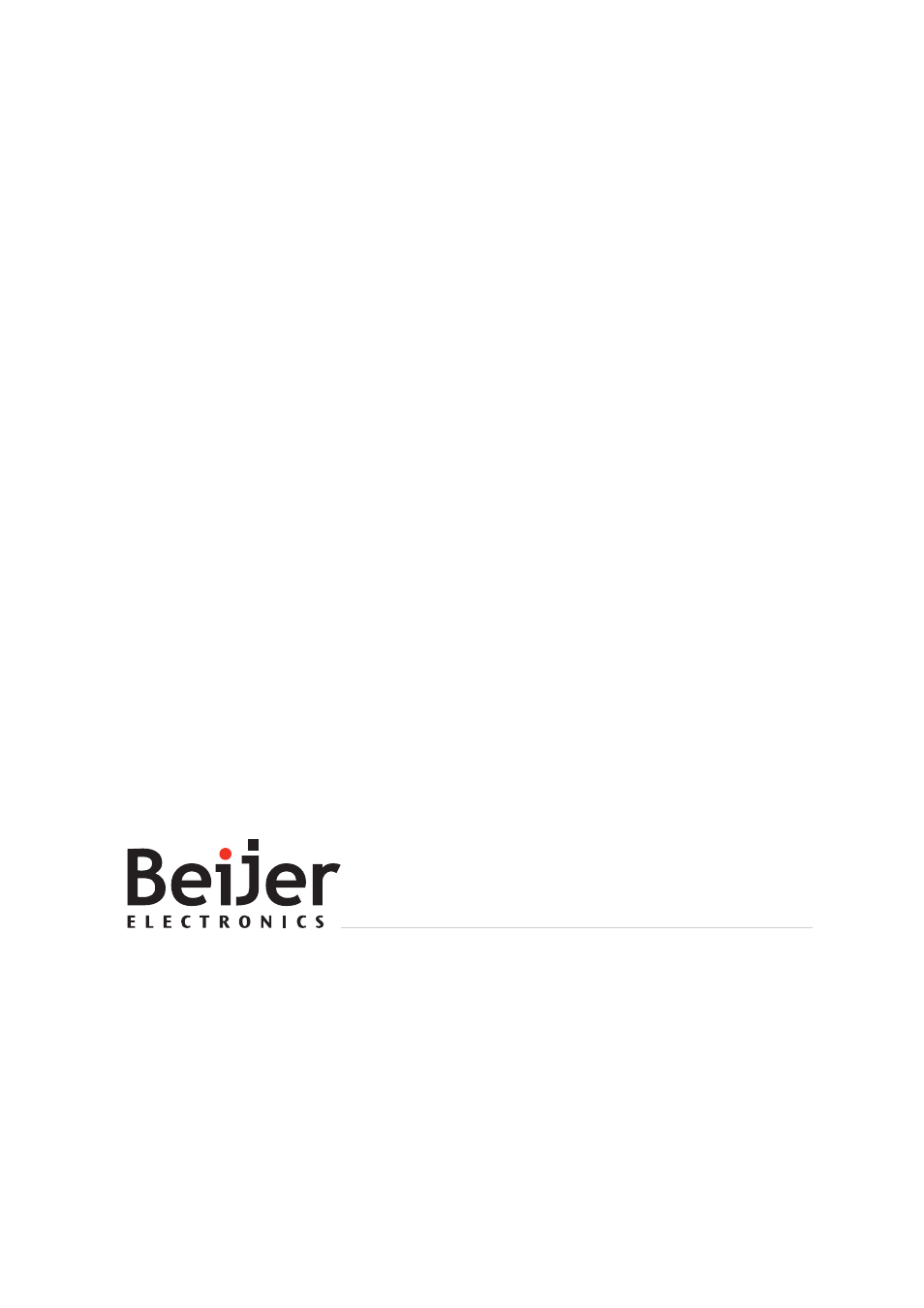 Beijer Electronics iX Panel TA100 EN User Manual | Page 23 / 23