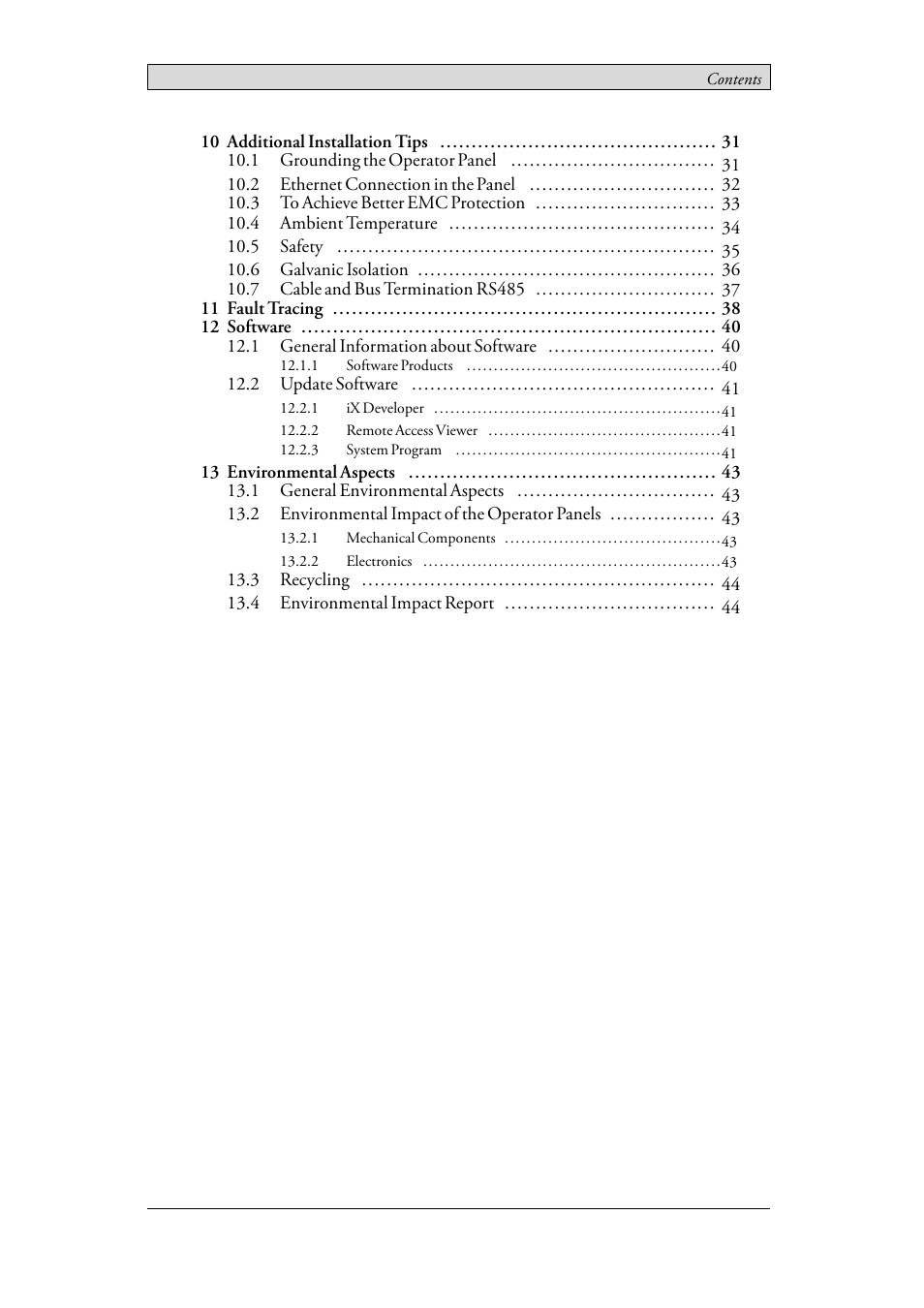 Beijer Electronics iX Panel TA70 EN User Manual | Page 4 / 45