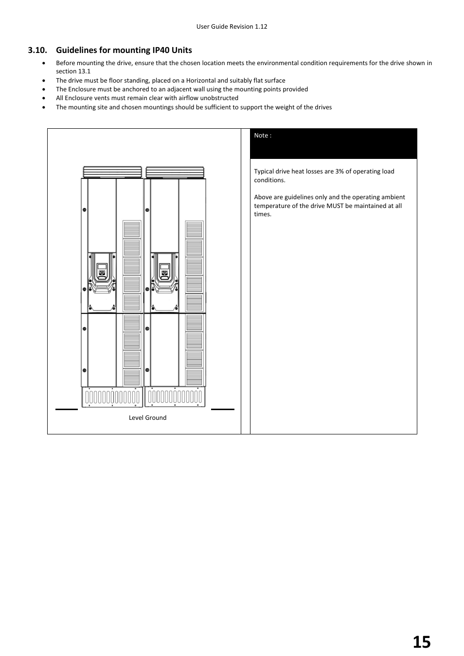 Guidelines for mounting ip40 units | Beijer Electronics BFI-H2 V1.12 User Manual | Page 15 / 72