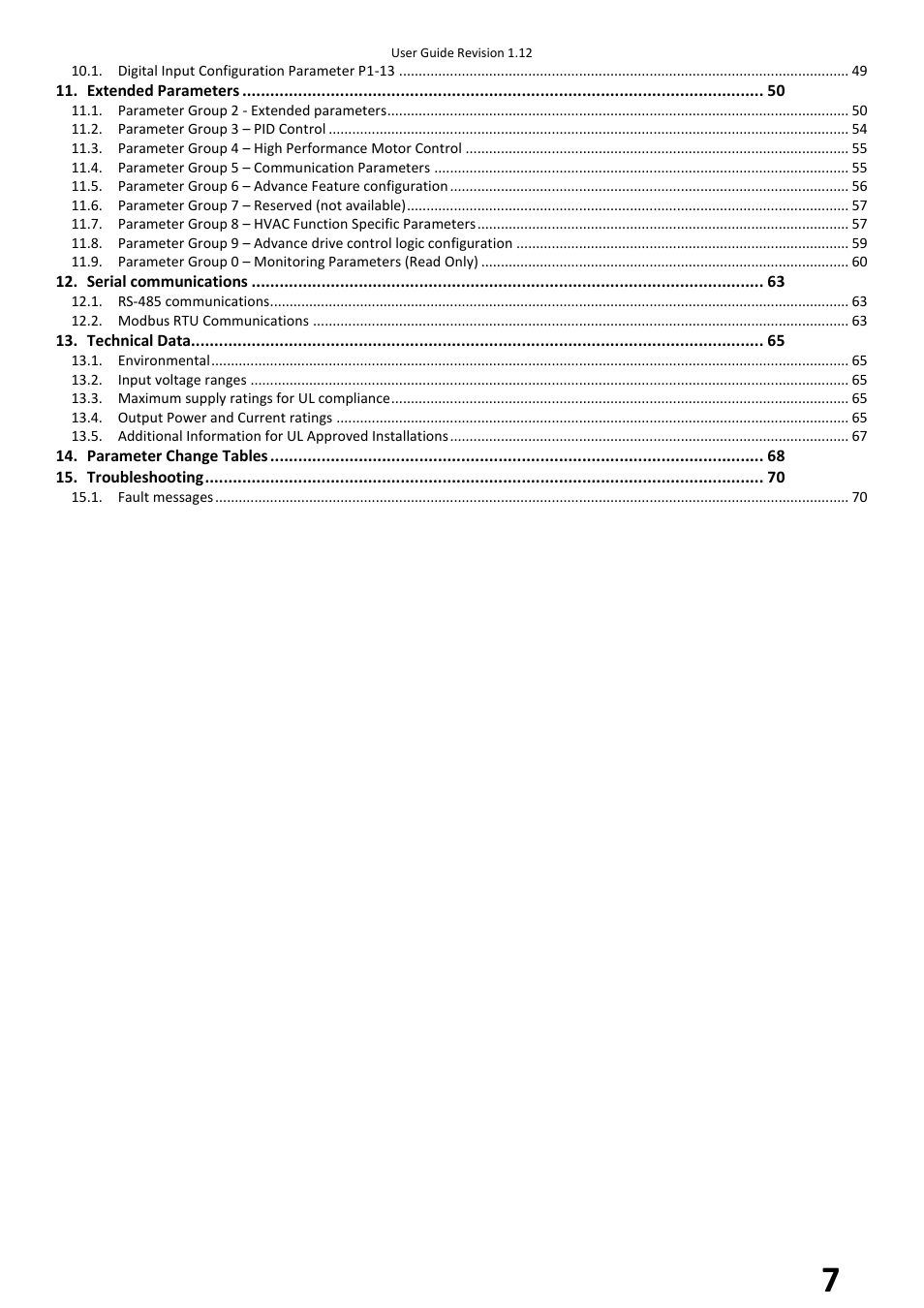 Beijer Electronics BFI-H2 V1.12 User Manual | Page 7 / 72