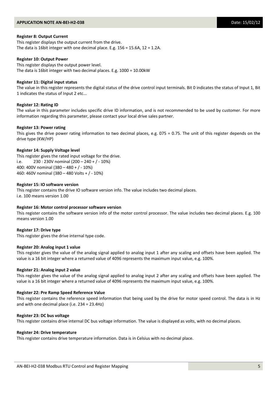 Beijer Electronics AN-BEI-H2-038 User Manual | Page 5 / 14