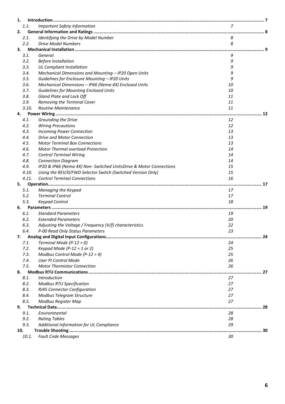 Beijer Electronics Industrial Inverter E2 User Manual | Page 6 / 32