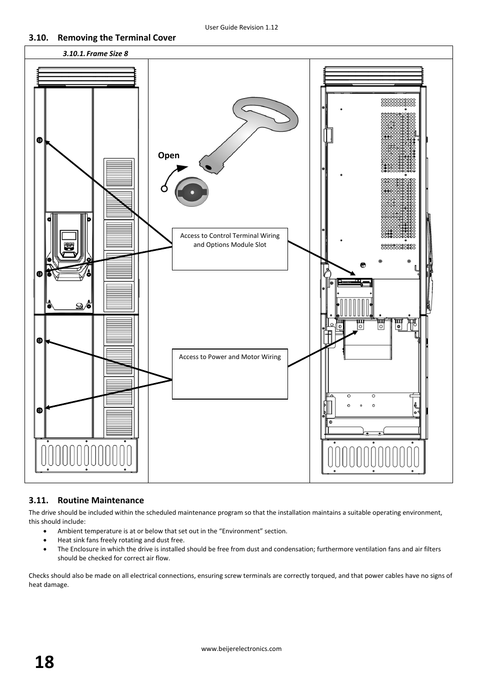 Beijer Electronics BFI-P2 V1.21 User Manual | Page 18 / 56