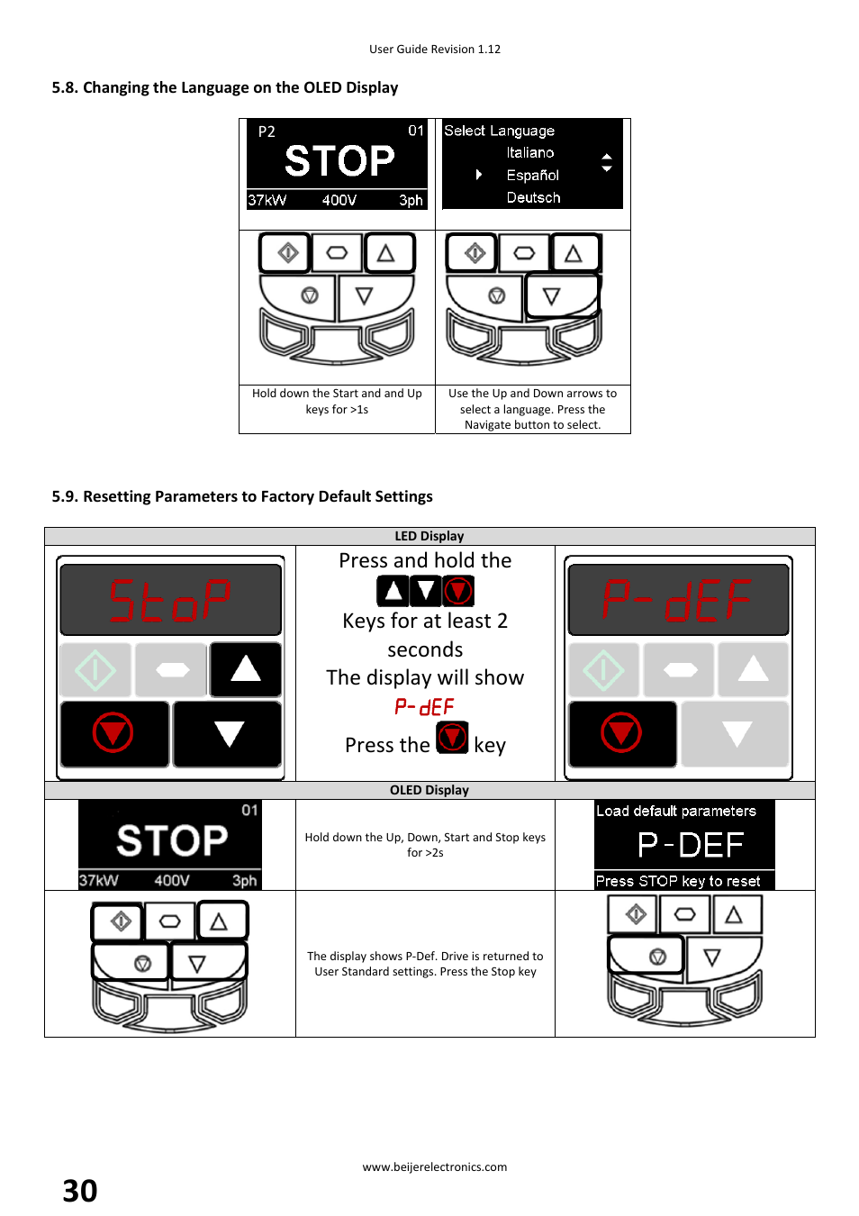Beijer Electronics BFI-P2 V1.21 User Manual | Page 30 / 56