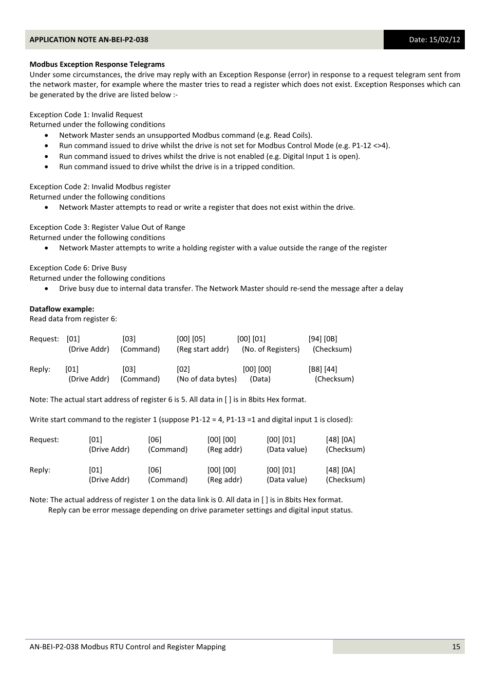 Beijer Electronics AN-BEI-P2-038 User Manual | Page 15 / 16