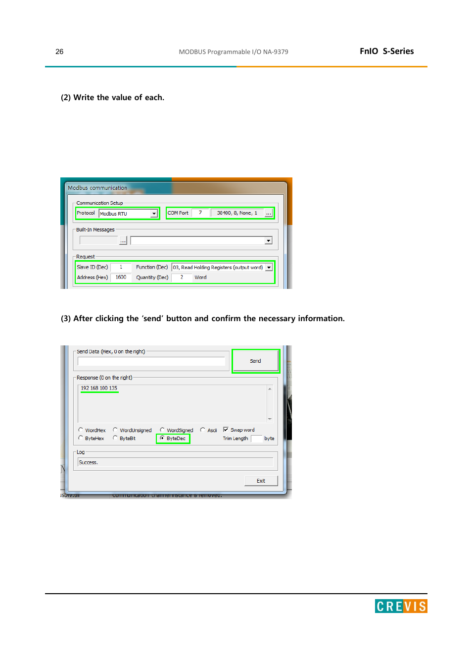 Fnio s-series | Beijer Electronics NA-9379 User Manual | Page 26 / 86