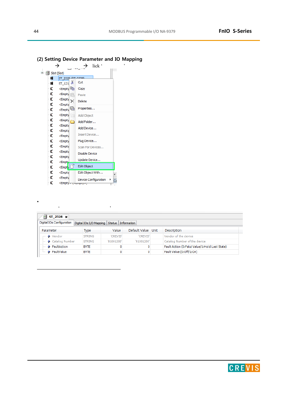 Fnio s-series | Beijer Electronics NA-9379 User Manual | Page 44 / 86