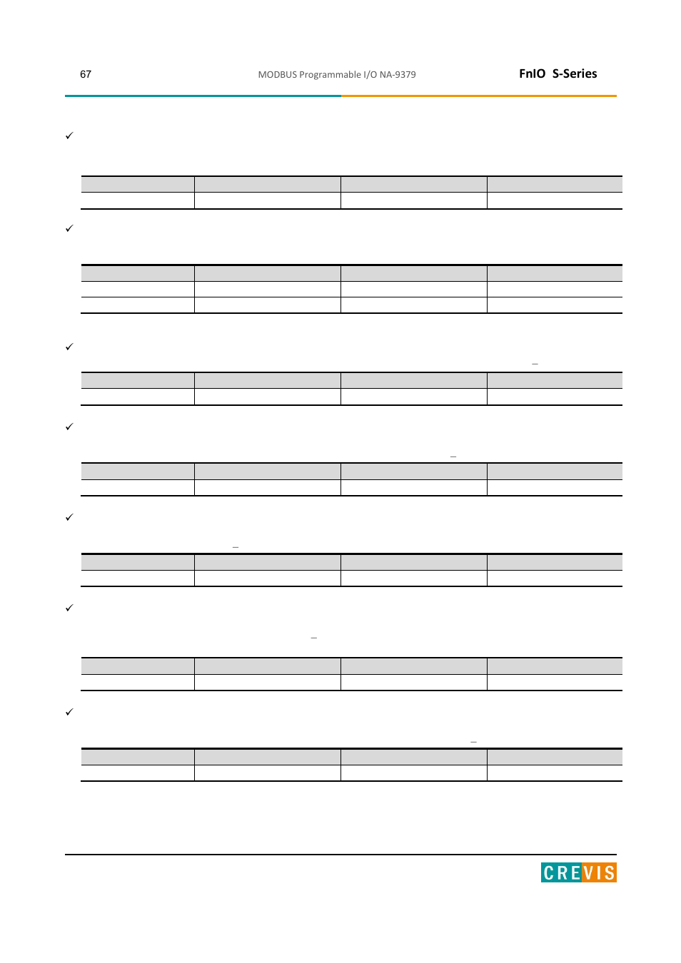 Fnio s-series | Beijer Electronics NA-9379 User Manual | Page 67 / 86