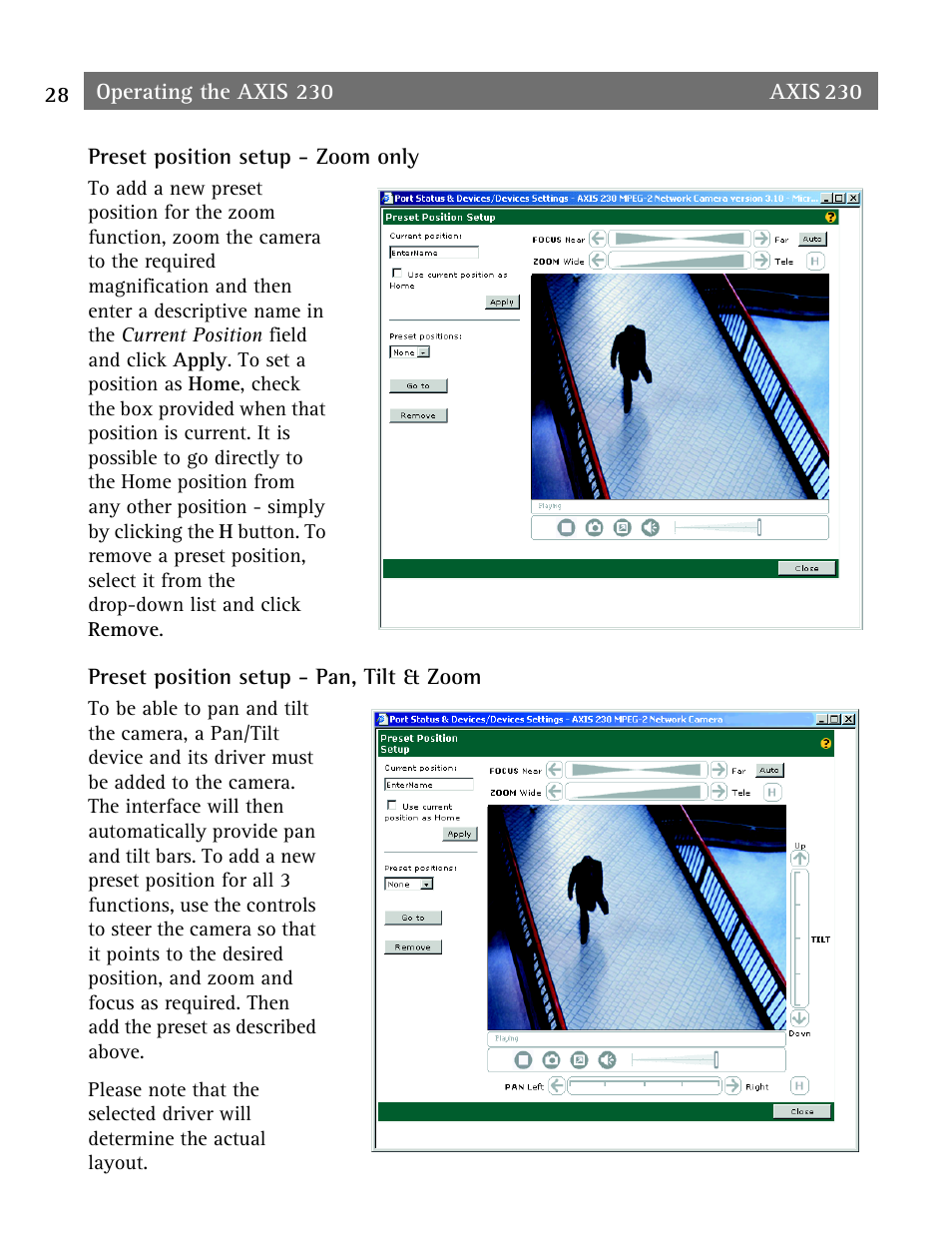 Axis Communications AXIS 230 User Manual | Page 28 / 62