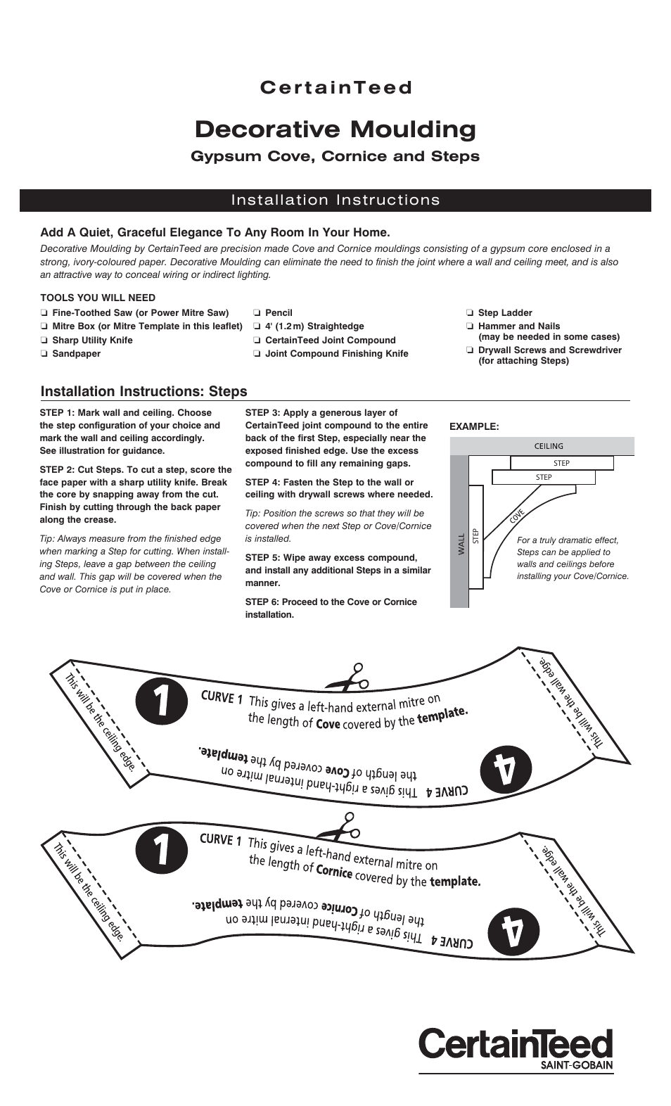 CertainTeed CTG_Moulding User Manual | 2 pages