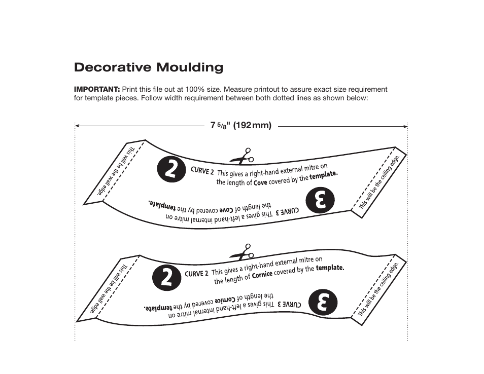 Decorative moulding | CertainTeed Moulding_Templates User Manual | Page 2 / 2