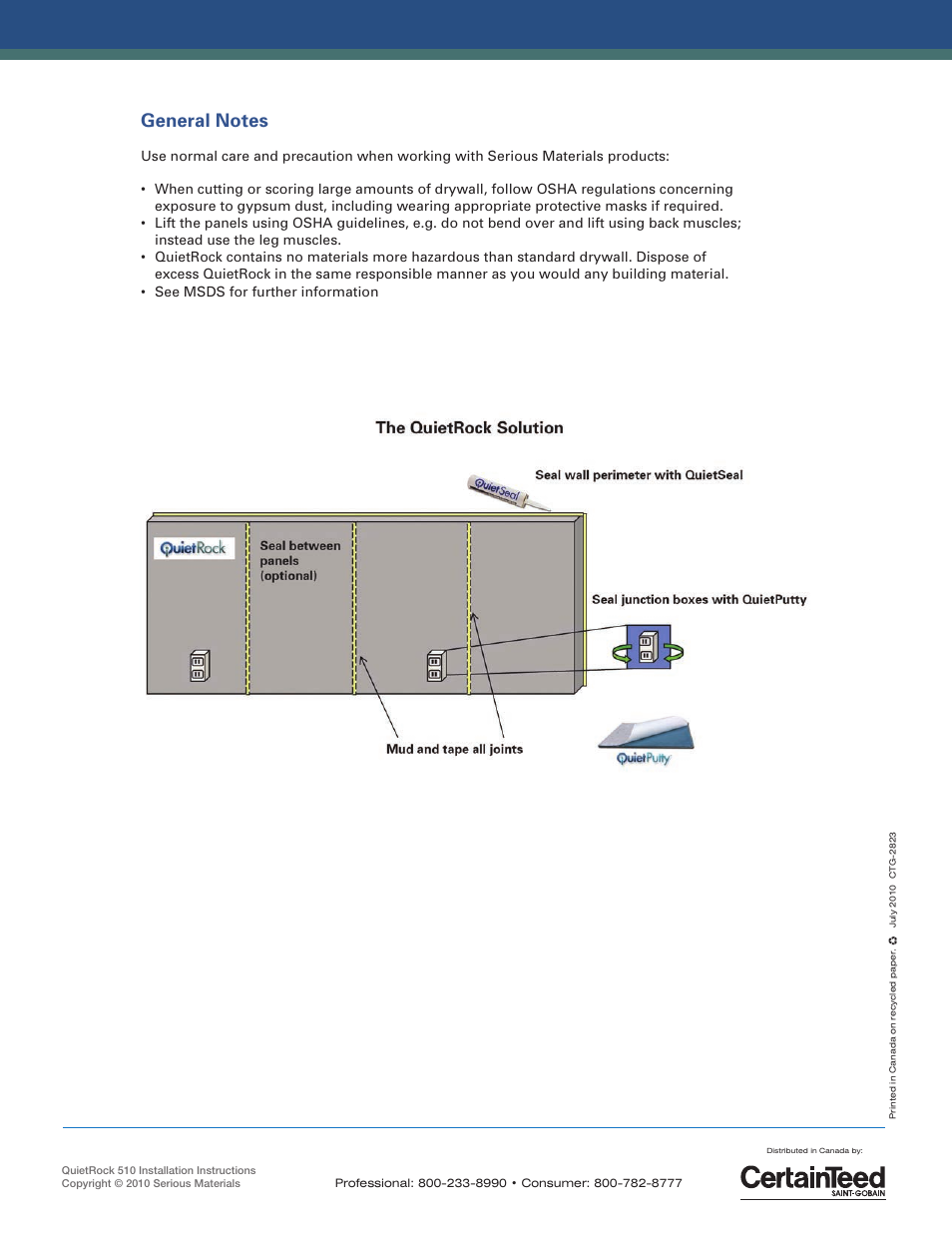 CertainTeed 2823_QR510 User Manual | Page 3 / 3