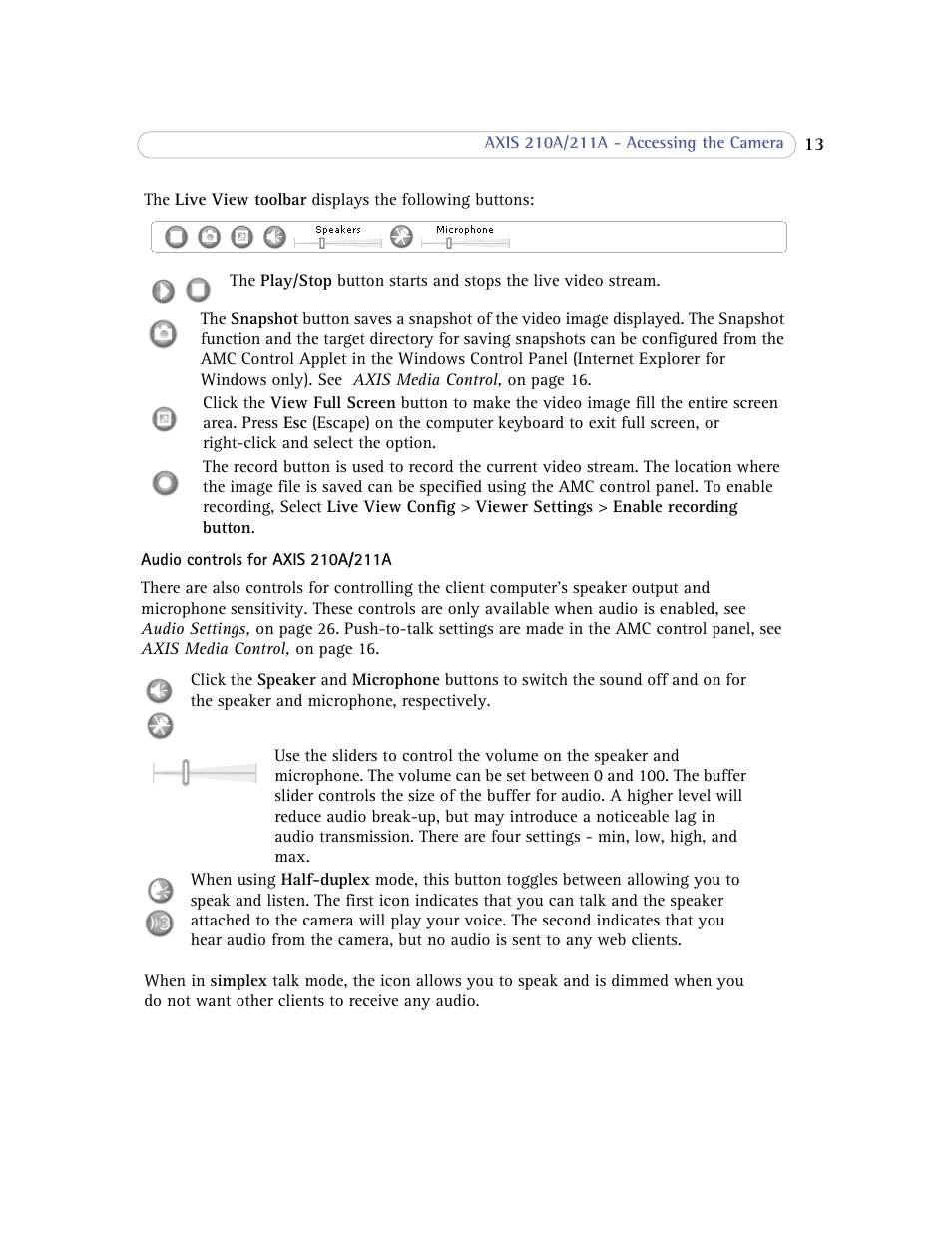 Axis Communications Axis 211A User Manual | Page 13 / 76