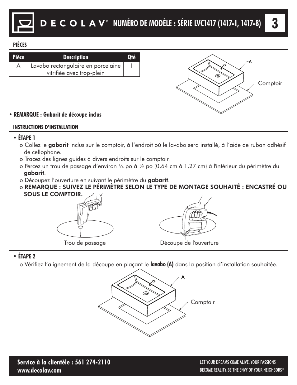 Decolav 1417-8 User Manual | Page 8 / 15