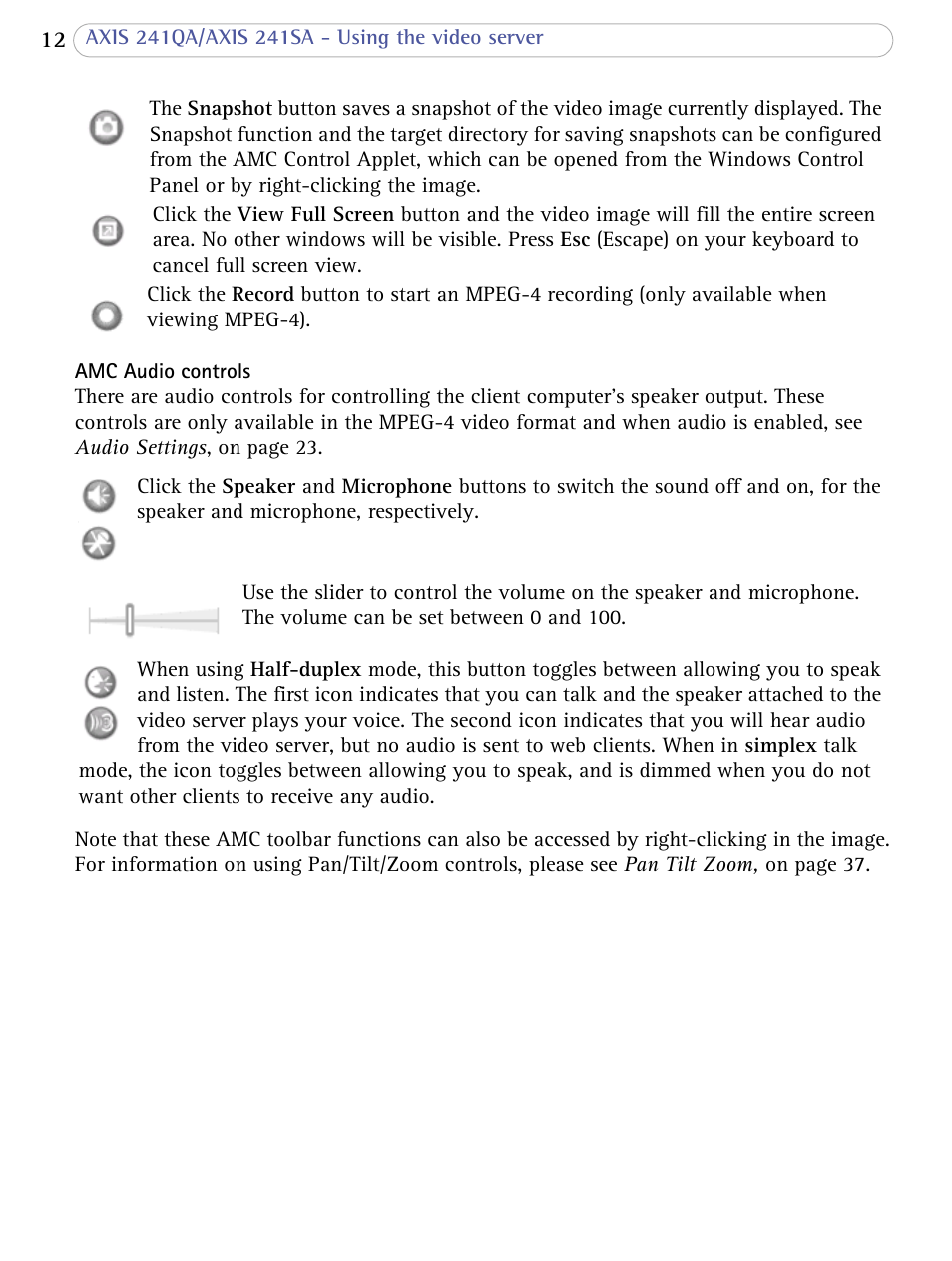 Axis Communications Video Server AXIS 241SA User Manual | Page 12 / 83