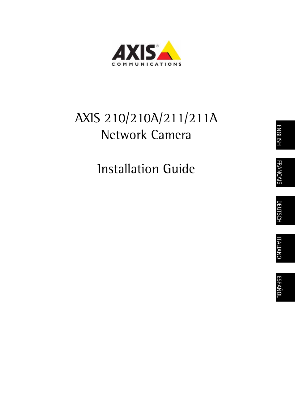 Axis Communications Axis 211 User Manual | 83 pages