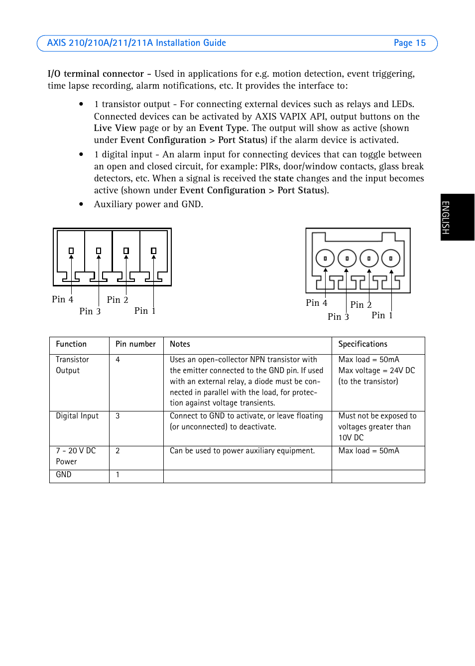 Axis Communications Axis 211 User Manual | Page 15 / 83