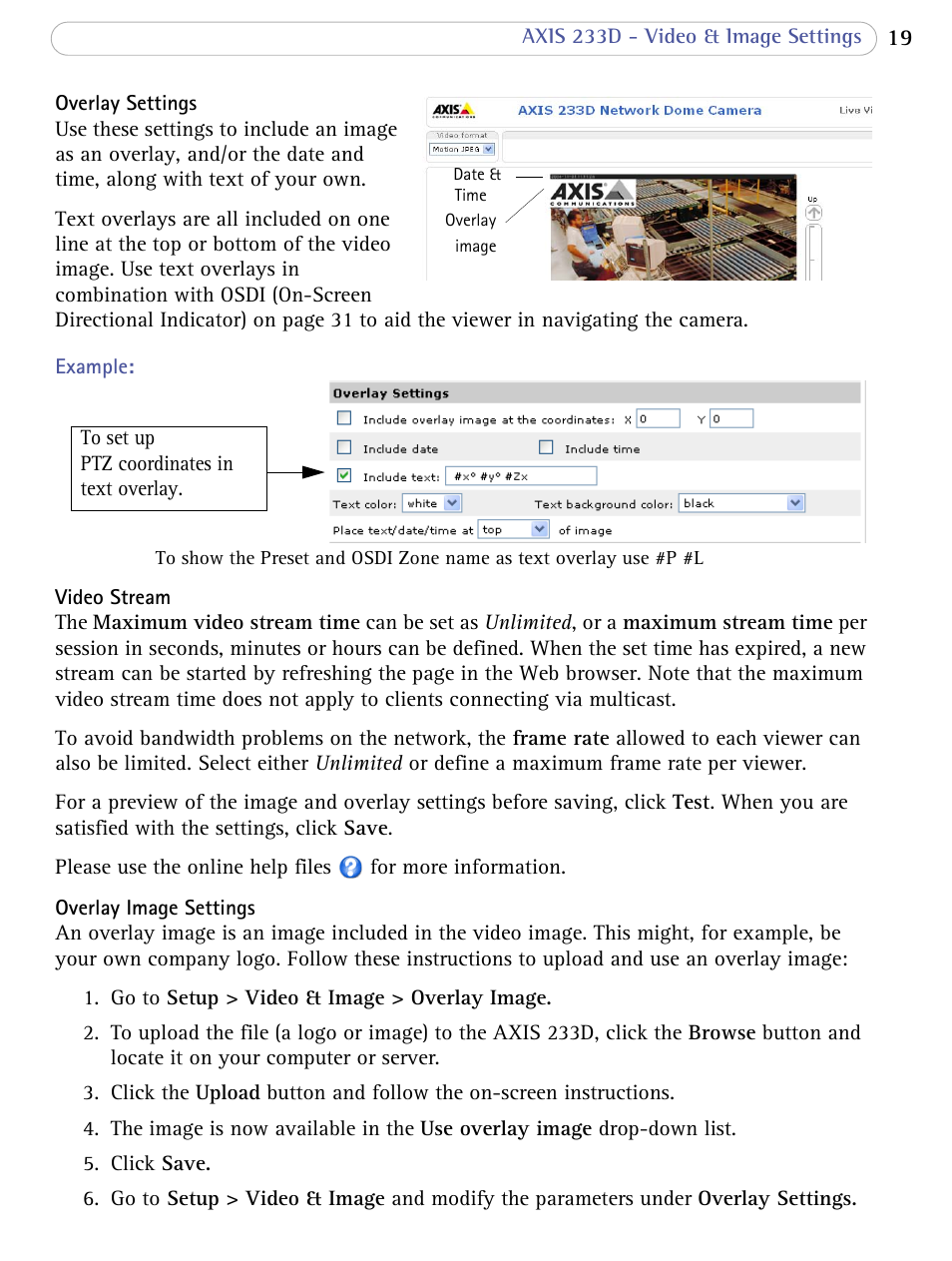 Axis Communications AXIS 233D User Manual | Page 19 / 69