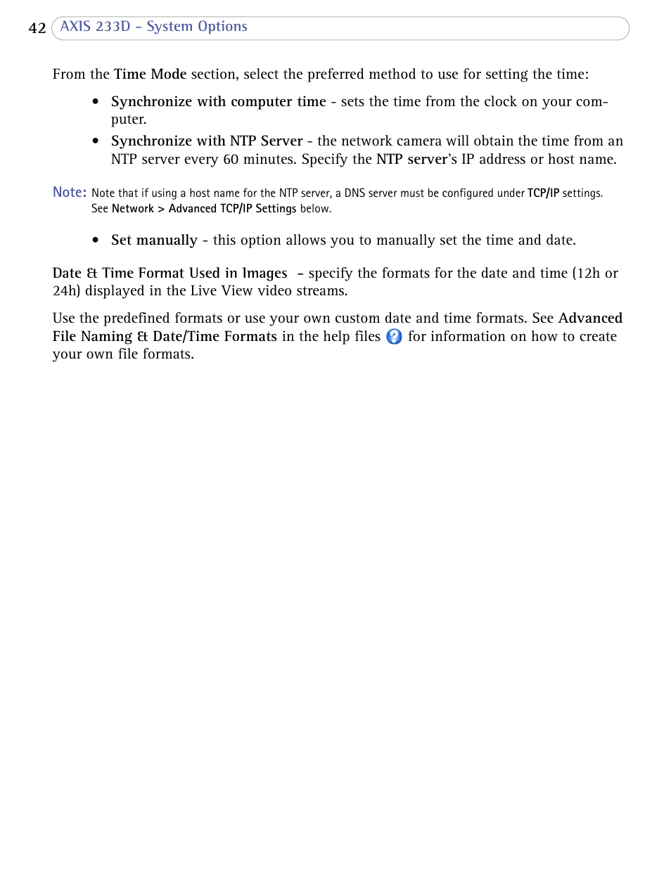 Axis Communications AXIS 233D User Manual | Page 42 / 69