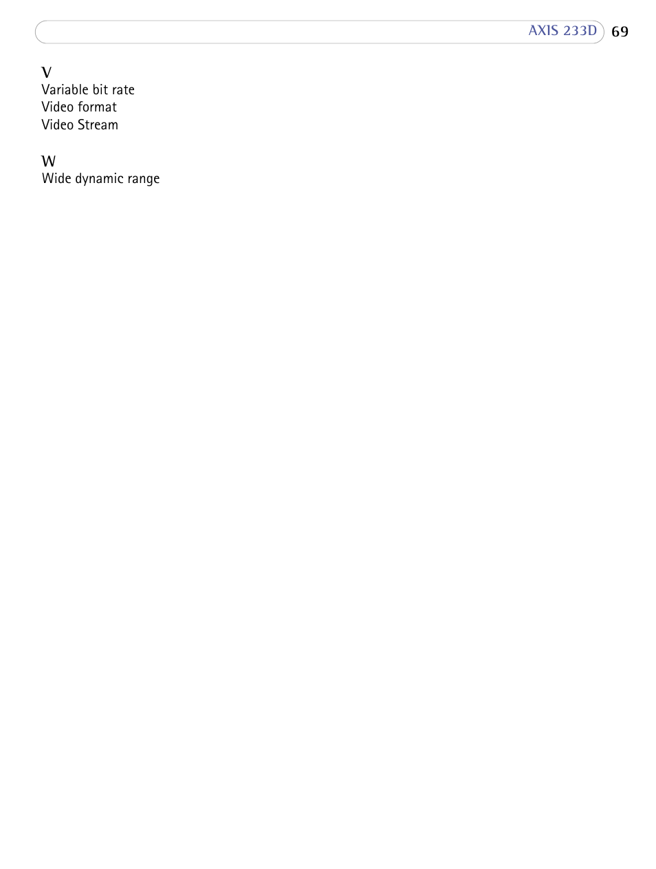 Axis Communications AXIS 233D User Manual | Page 69 / 69
