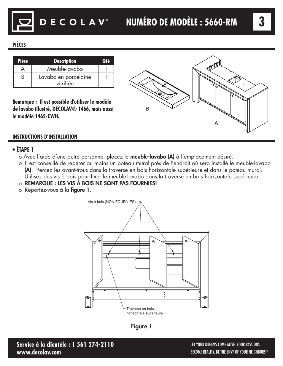 Numéro de modèle : 5660-rm | Decolav 5660 User Manual | Page 10 / 21