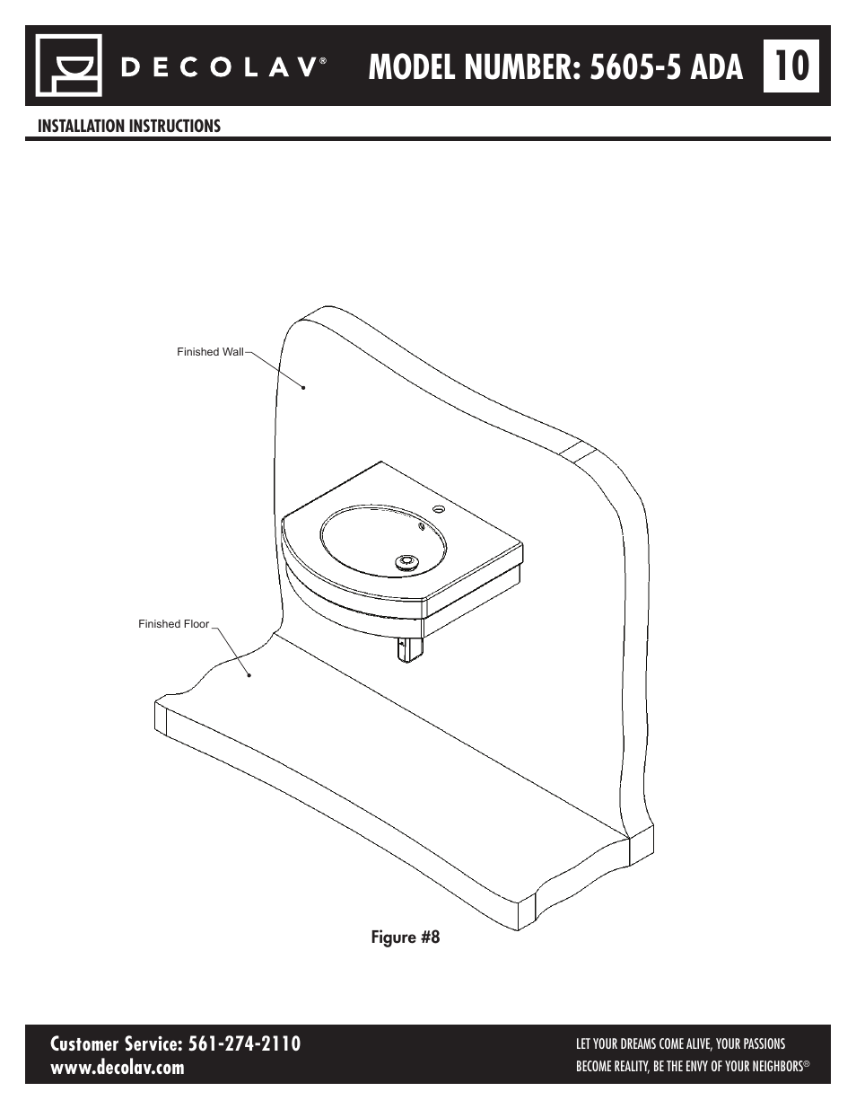 Decolav 5605-5 User Manual | Page 10 / 33