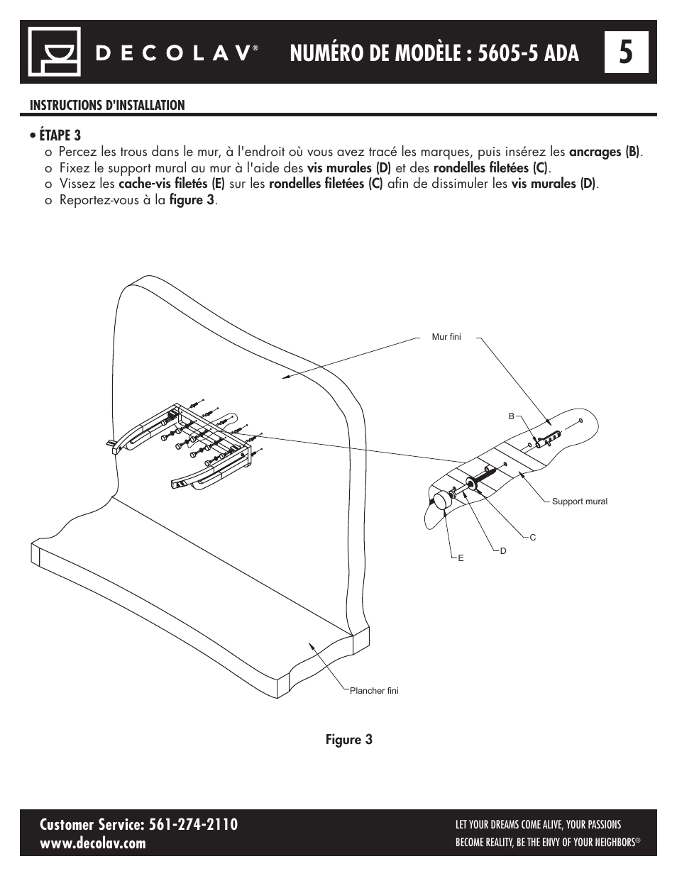 Decolav 5605-5 User Manual | Page 16 / 33