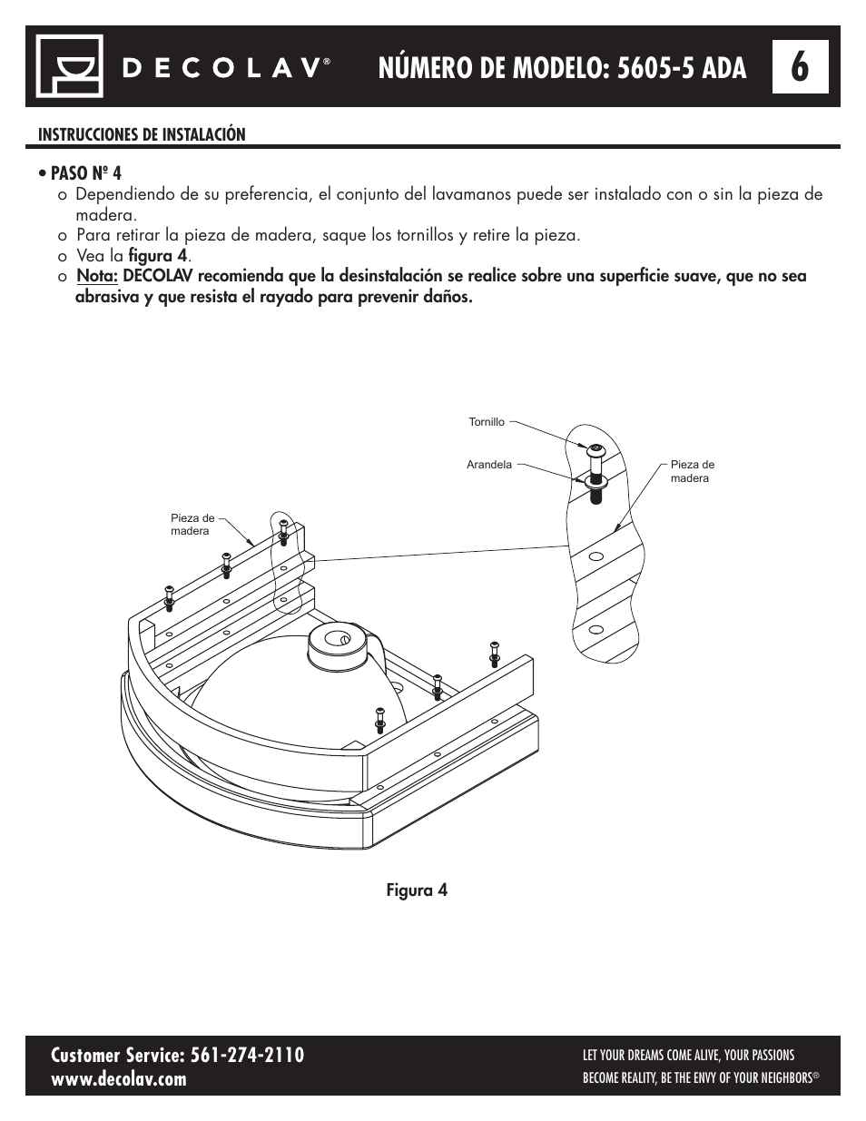 Decolav 5605-5 User Manual | Page 28 / 33