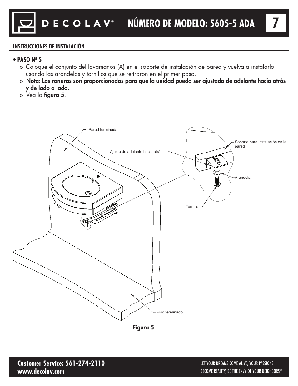 Decolav 5605-5 User Manual | Page 29 / 33