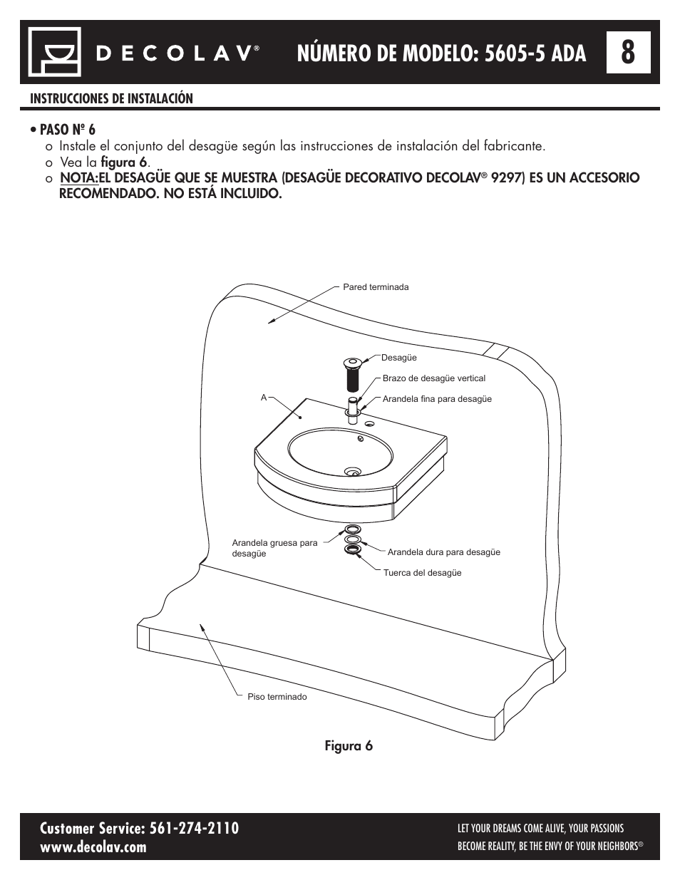 Decolav 5605-5 User Manual | Page 30 / 33