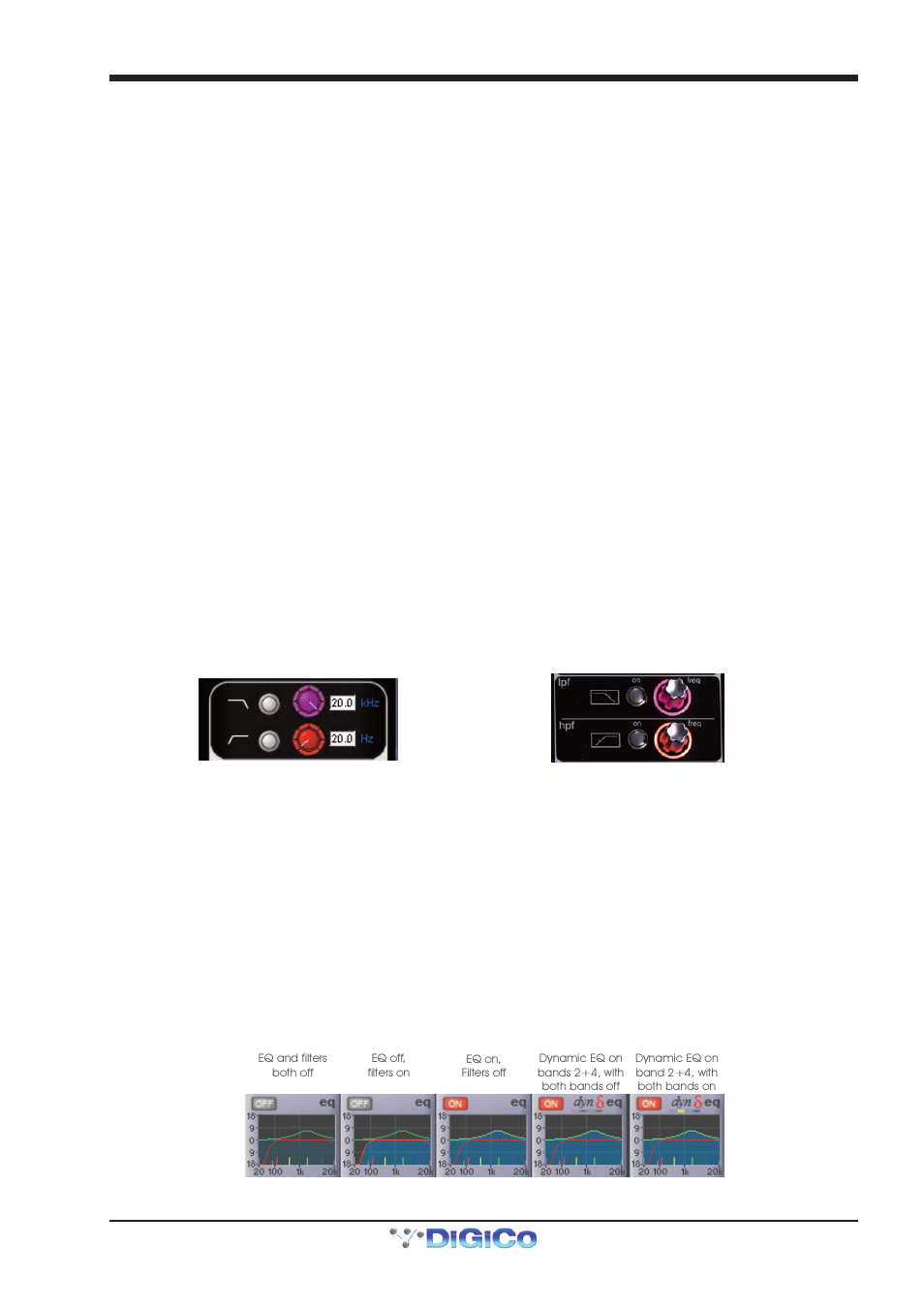 4 matrix channels specific functions, 6 channel signal processing, 1 channel filters | 2 input channel eq, Aux mix presets, Aux to rotary, Channel filters, Copy levels from, 4 matrix channels specific functions -17, 6 channel signal processing -17 | DiGiCo SD Series User Manual | Page 24 / 116