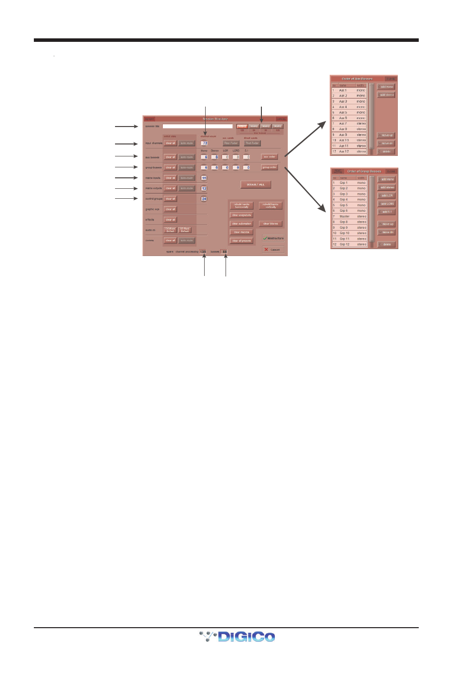 Default all, Chapter 2 - the master screen | DiGiCo SD Series User Manual | Page 40 / 116