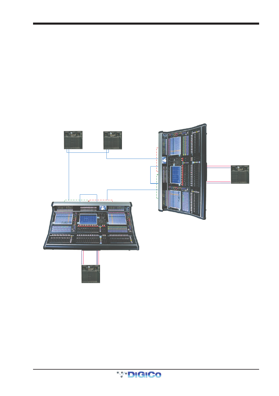 4 foh & mons sharing sd series racks (opto v221), Chapter 3 - connections & multi console setups | DiGiCo SD Series User Manual | Page 95 / 116