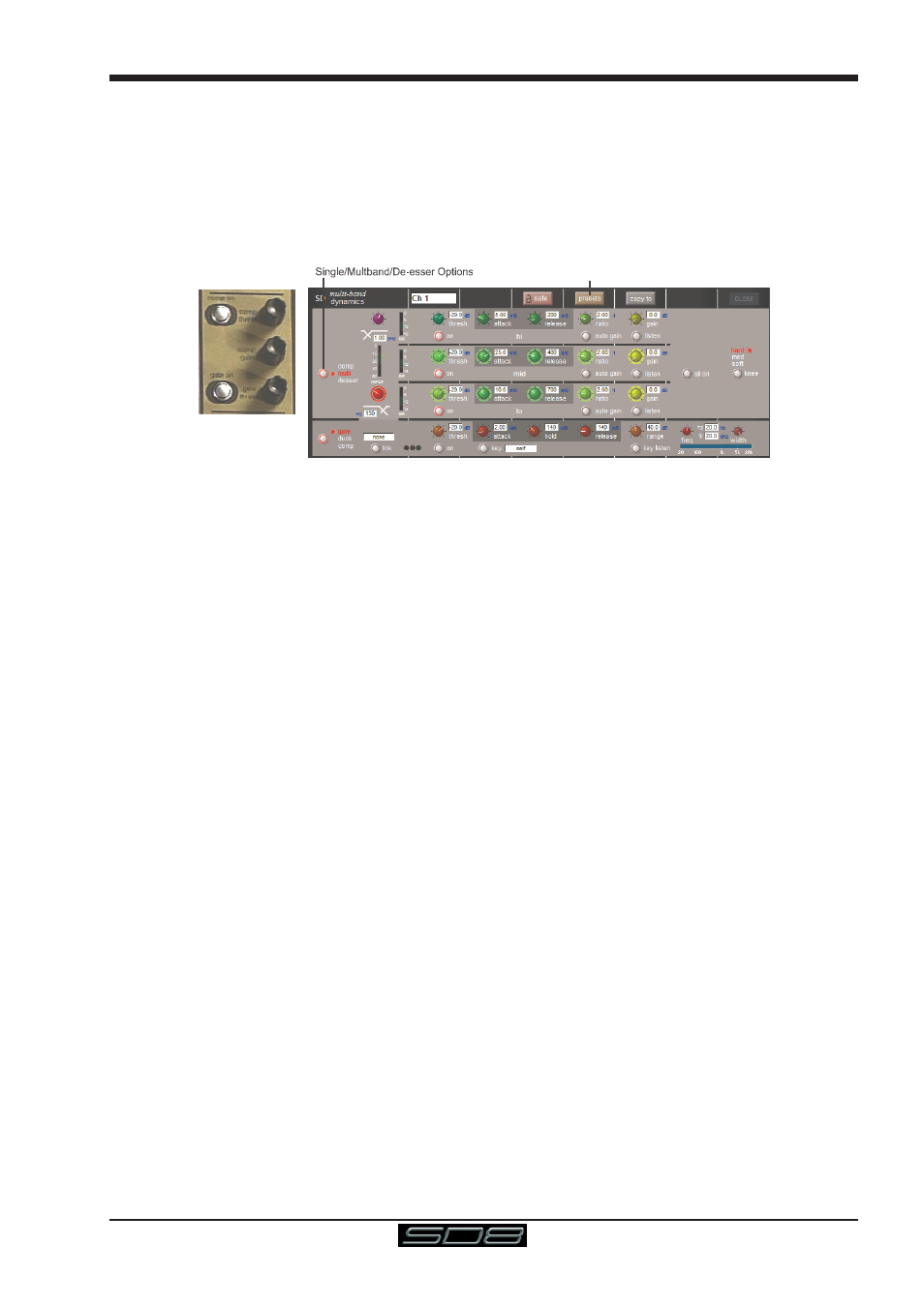 2 dynamics, 2 dynamics -19, Sd8 - getting started | DiGiCo SD8 User Manual | Page 23 / 27