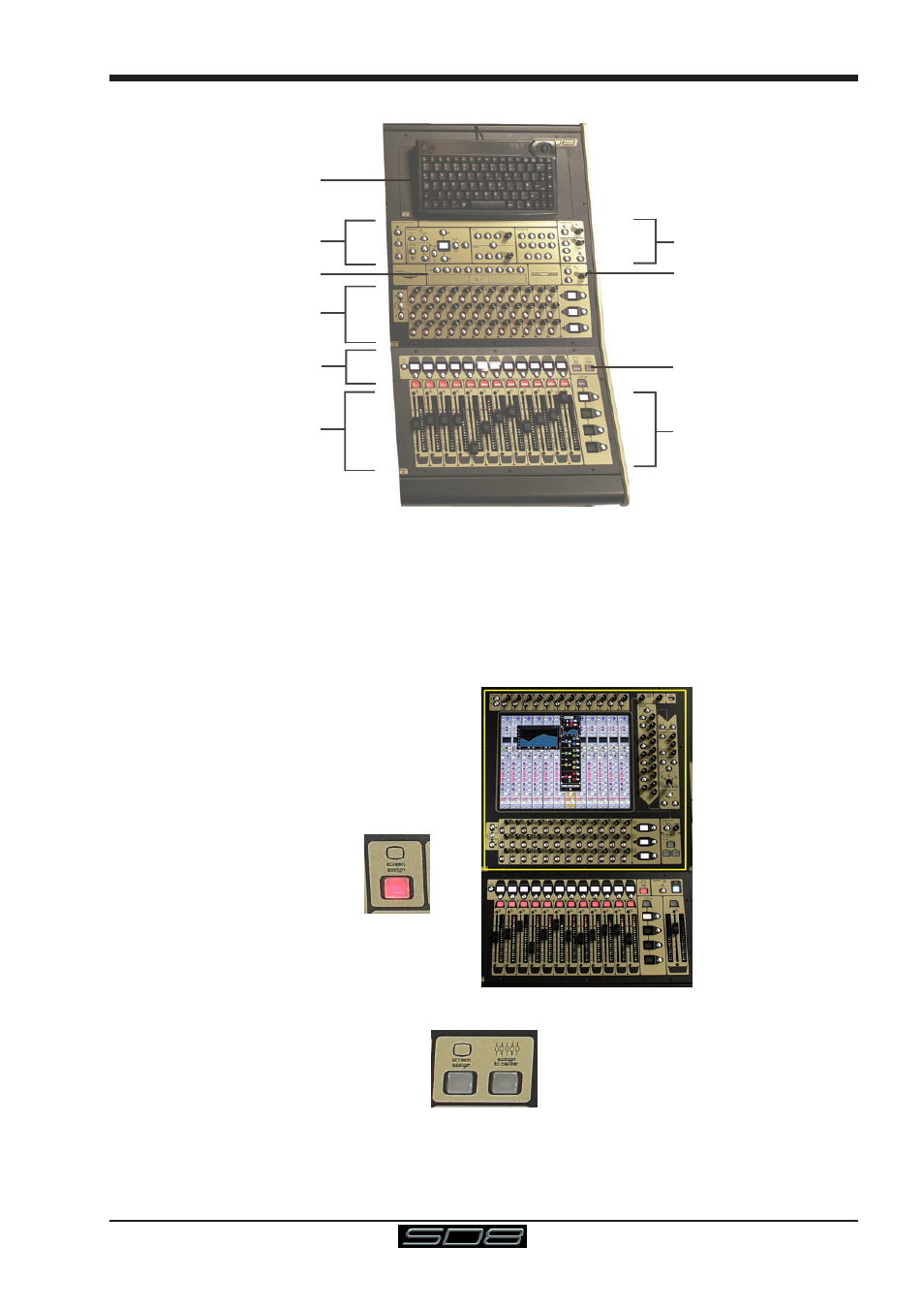 2 screen assignment, 2 screen assignment -3, Sd8 - getting started | DiGiCo SD8 User Manual | Page 7 / 27