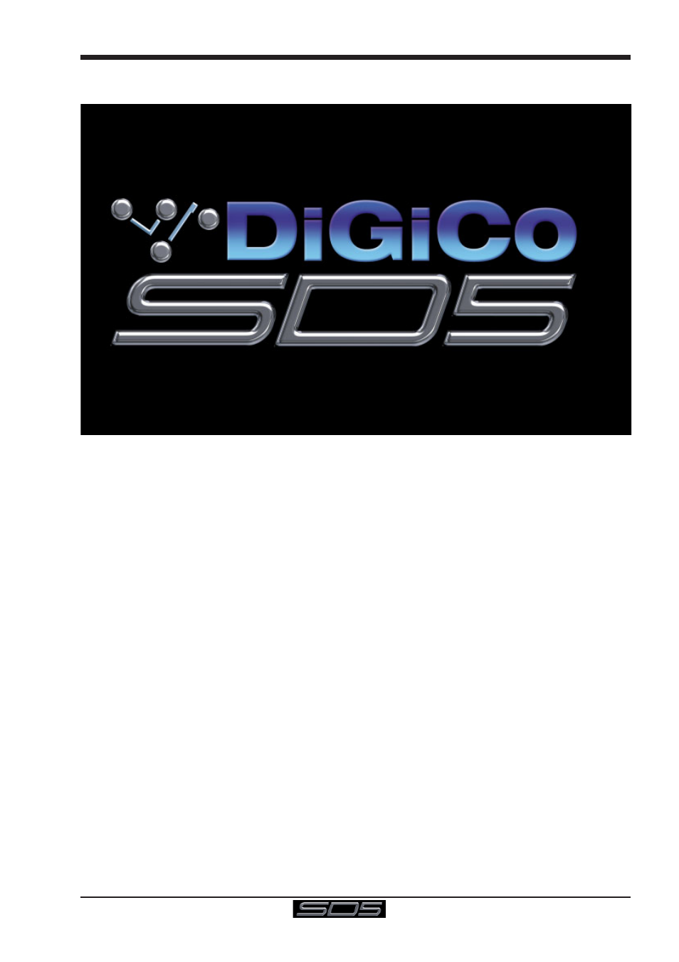 DiGiCo SD5 User Manual | 27 pages