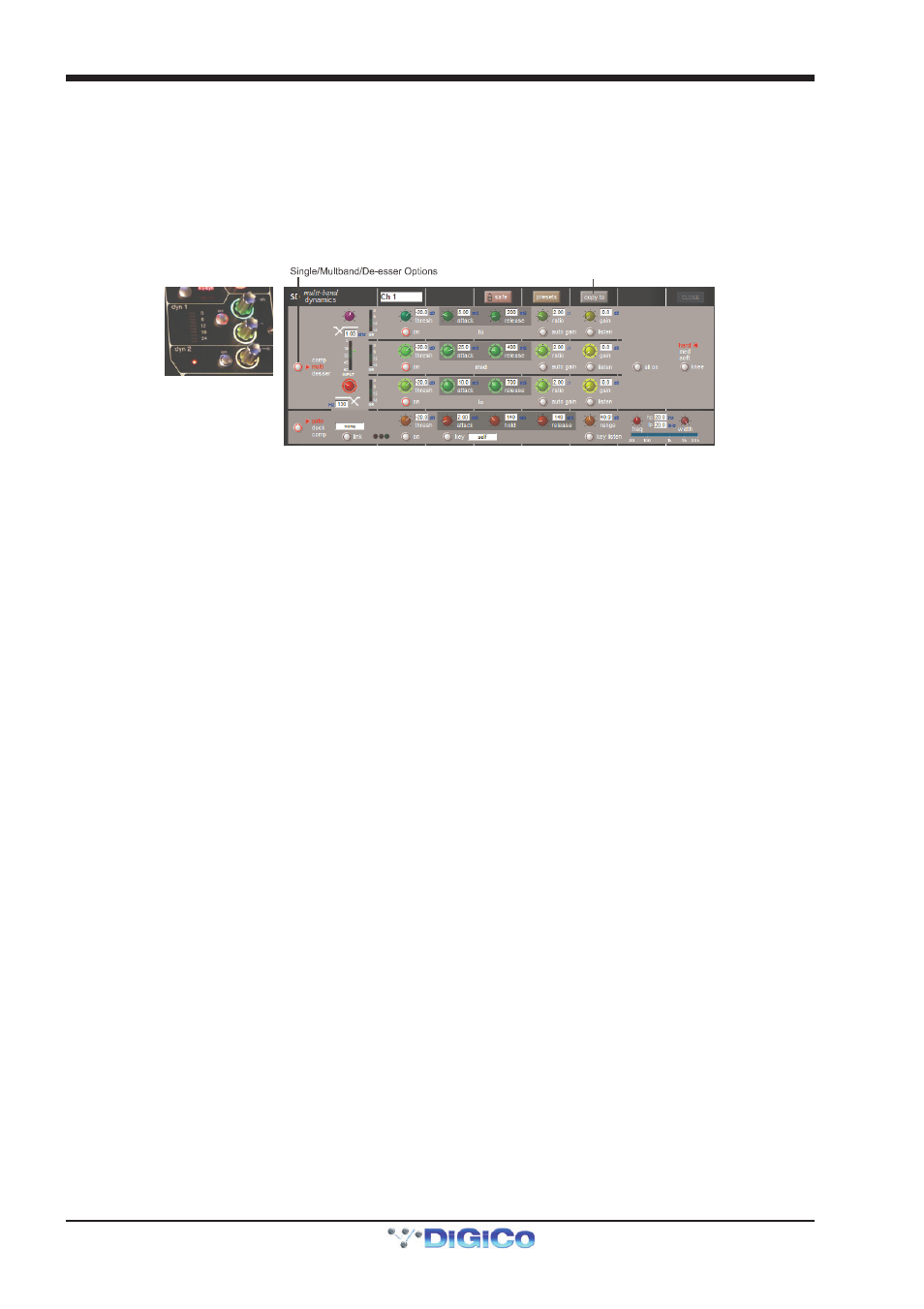 2 dynamics, 2 dynamics -18, Sd5 - getting started | DiGiCo SD5 User Manual | Page 22 / 27