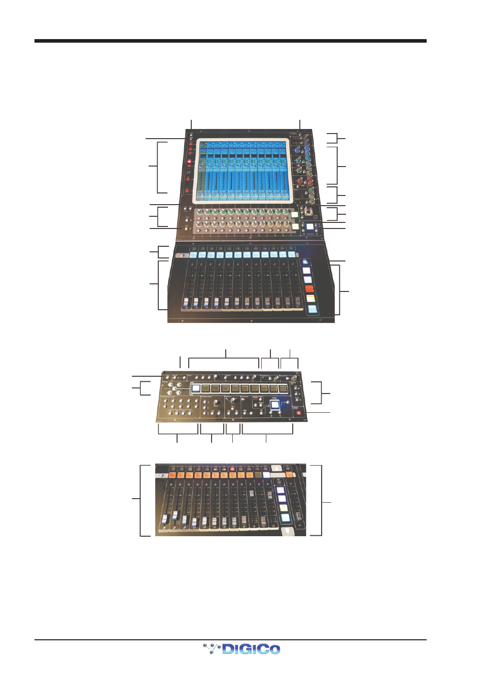 3 before you start, 1 worksurface layout, 3 before you start -2 | 1 worksurface layout -2, Sd5 - getting started | DiGiCo SD5 User Manual | Page 6 / 27