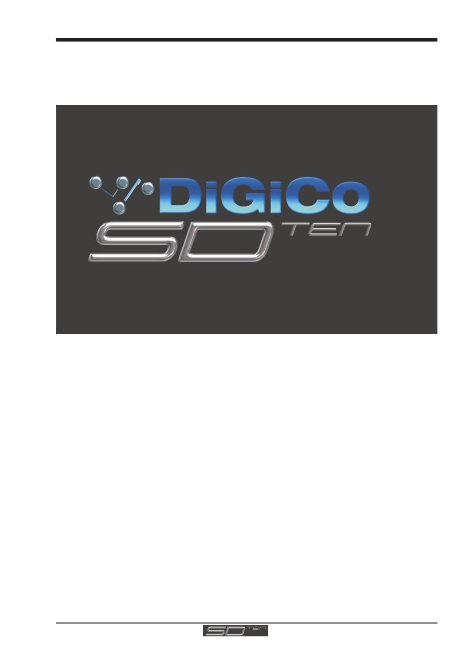 DiGiCo SD10 User Manual | 25 pages