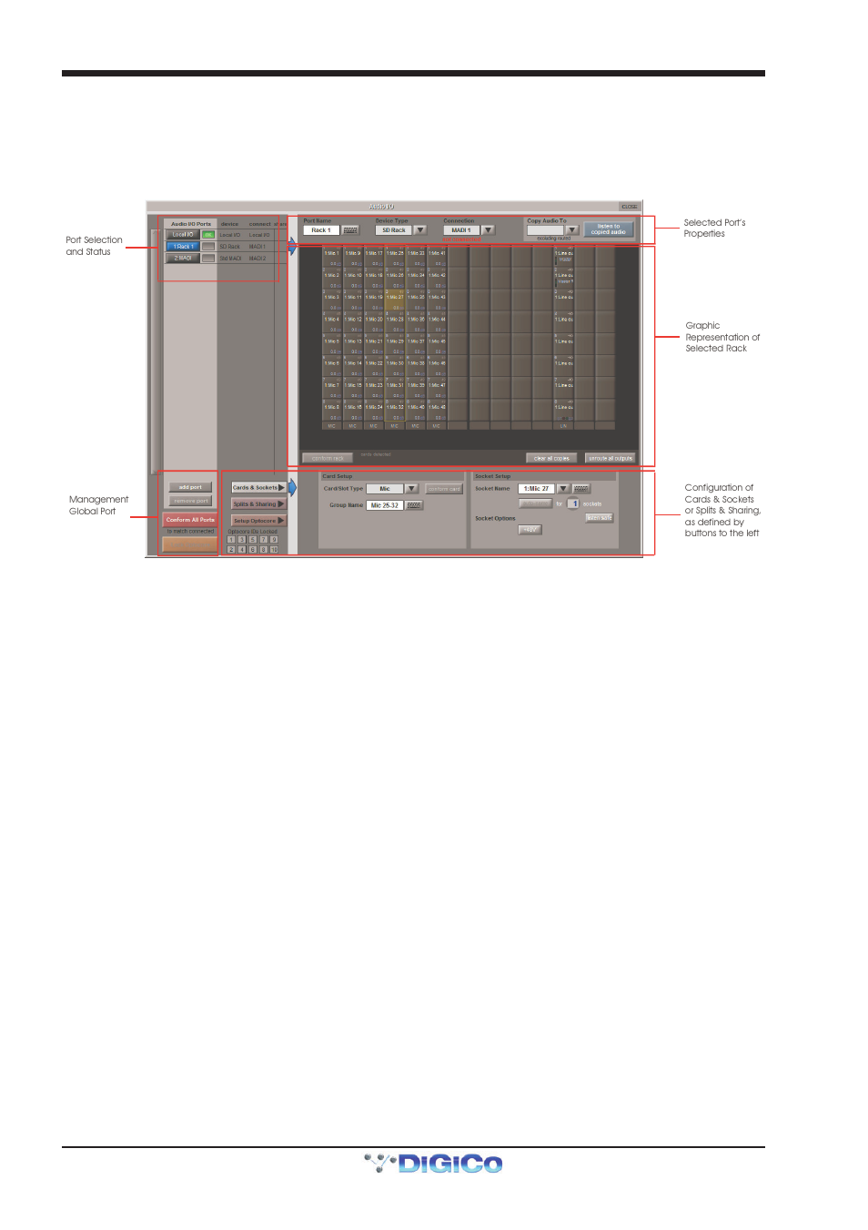 2 audio i/o panel, 2 audio i/o panel -8, Sd10 - getting started | DiGiCo SD10 User Manual | Page 11 / 25